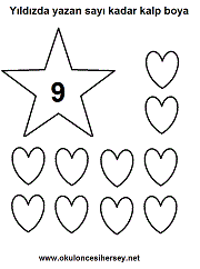 anaokulları için sayı egzersizleri